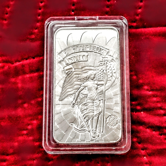 1 Ounce UNITY And Solidarity Silver Bar With Protective Case - Picture 1 of 2